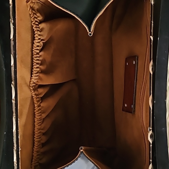 Patricia Nash Rattan/woven Purse - Picture 4 of 12